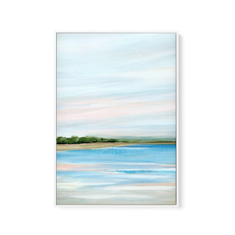 Sand Dunes Abstract | Framed Canvas Art Print
