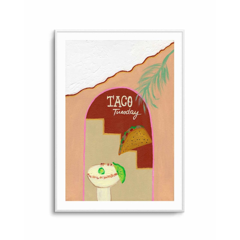 Taco Tuesday by Britney Turner Art Print