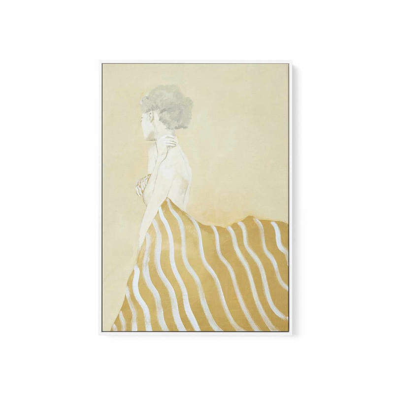 Wherever You Are by Design Fabrikken | Framed Canvas Art Print