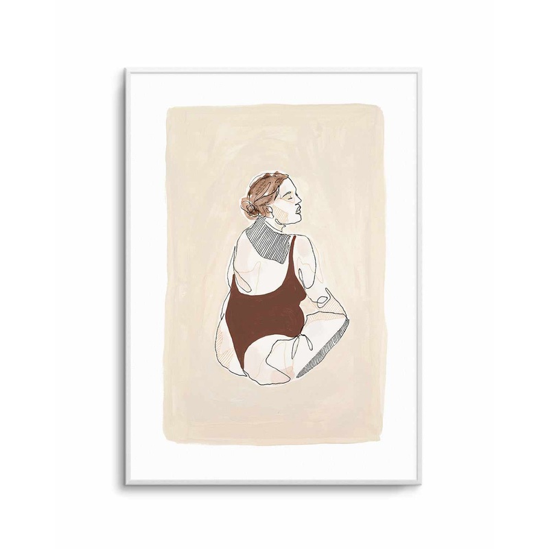 Beige Wahine V by Maku Fenaroli | Art Print