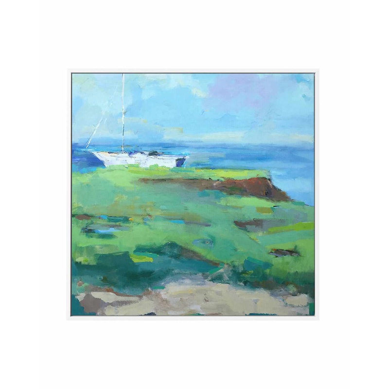 Bluff by Page Pearson Railsback | Framed Canvas Art Print
