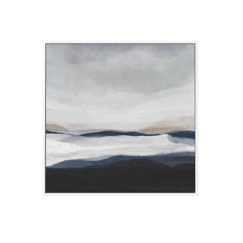 Far Away I by Dan Hobday SQ | Framed Canvas Art Print