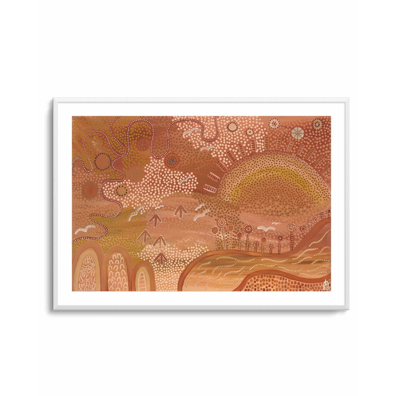 The Lake by Bigi Nagala | Art Print