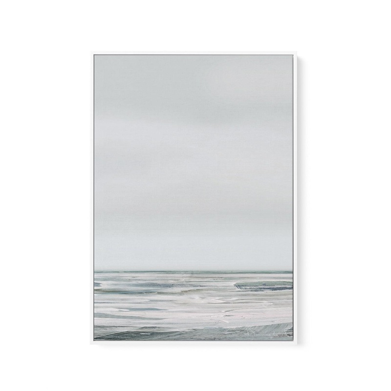 White Day II by Dan Hobday | Framed Canvas Art Print