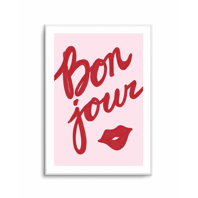 Bonjour Lip By Athene Fritsch | Art Print