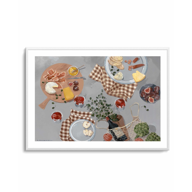 The Stories We Share Over a Glass or Two by Cat Gerke | Art Print