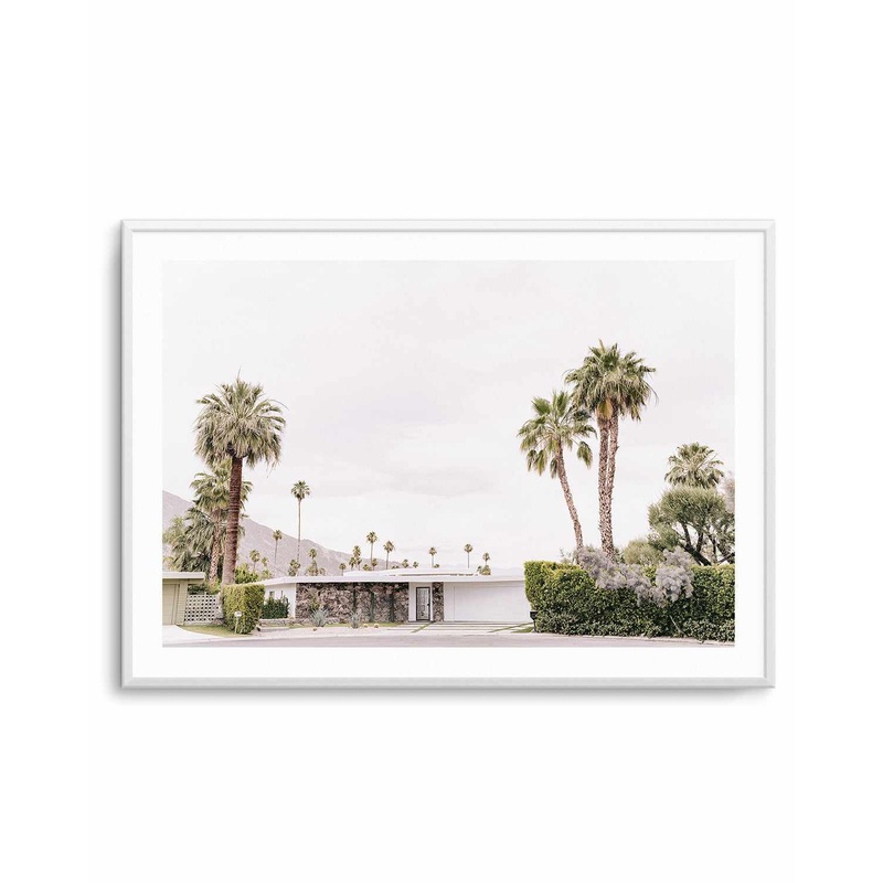 Twin Palms, Palm Springs Art Print