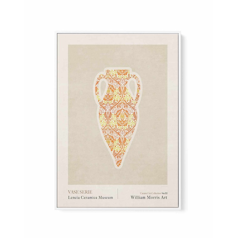 William Morris By Emel Tunaboylu | Framed Canvas Art Print