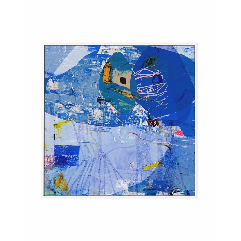 Azure by Antonia Tzenova | Framed Canvas Art Print