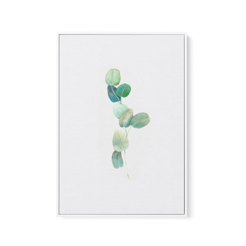 Eucalyptus In Watercolour | Framed Canvas