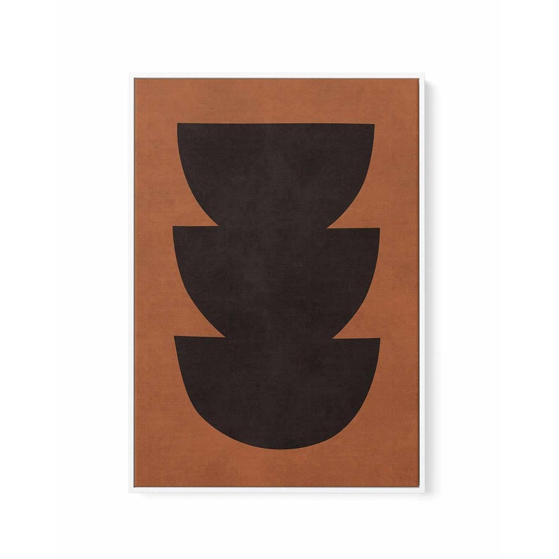 Tribal and abstract 3 | Framed Canvas Art Print