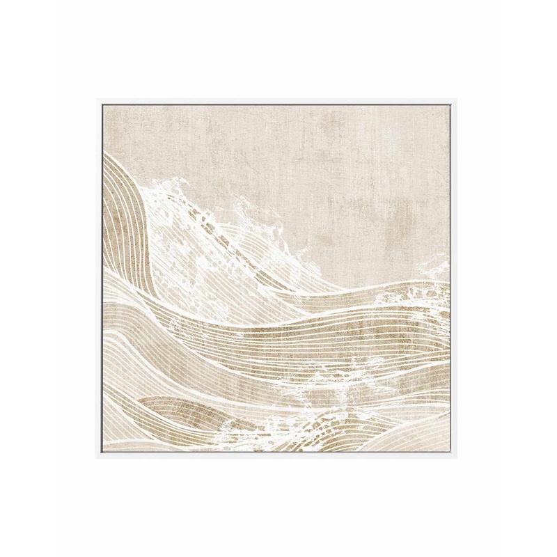 Tidal Waves I | Framed Canvas Art Print