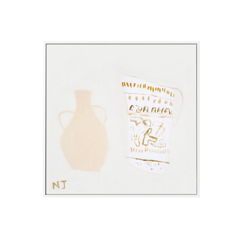 Vessels SQ by Natalie Jane | Framed Canvas Art Print