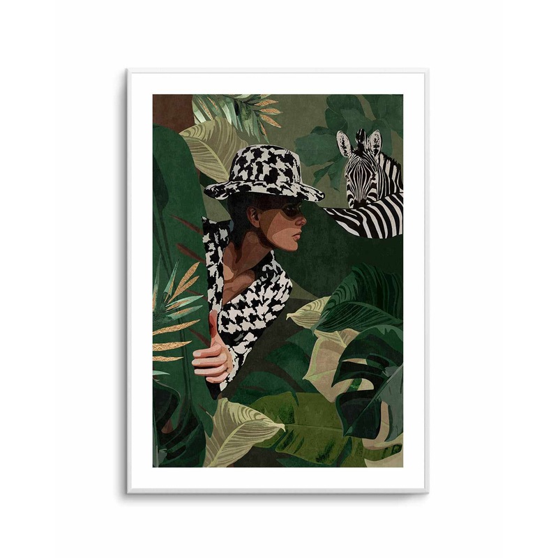 Vogel Zebra Kazayagi By Emel Tunaboylu | Art Print