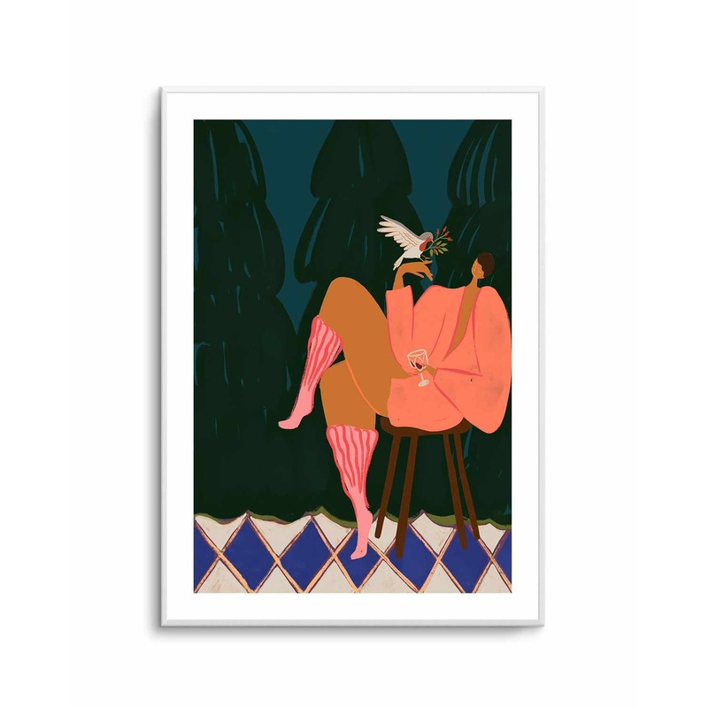 A Little Bird Told Me by Arty Guava | Art Print