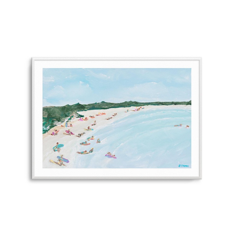 Belongil Beach by Belinda Stone Art Print
