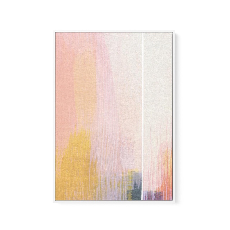 California Sun I PT | Framed Canvas Art Print