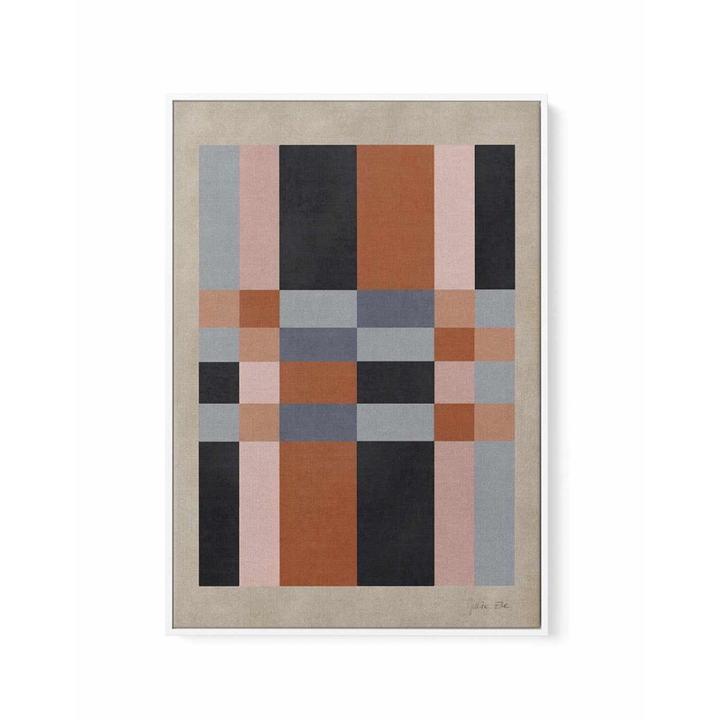 Colored by Julita Elbe | Framed Canvas Art Print