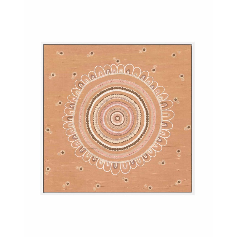 Coming Together by Karissa Undy | Framed Canvas Art Print