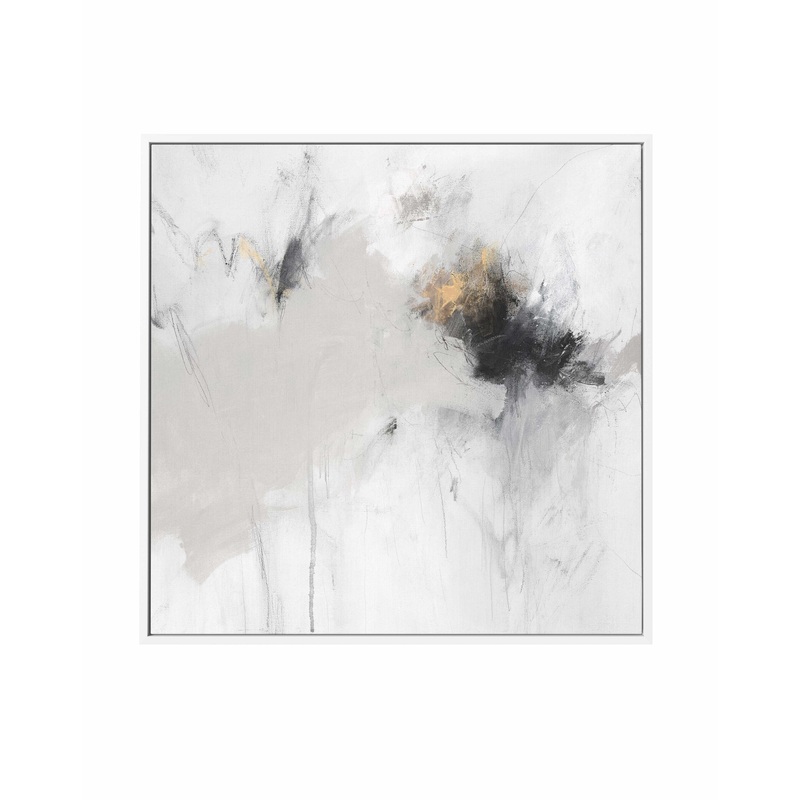 Abyss II SQ Framed Canvas Art Print