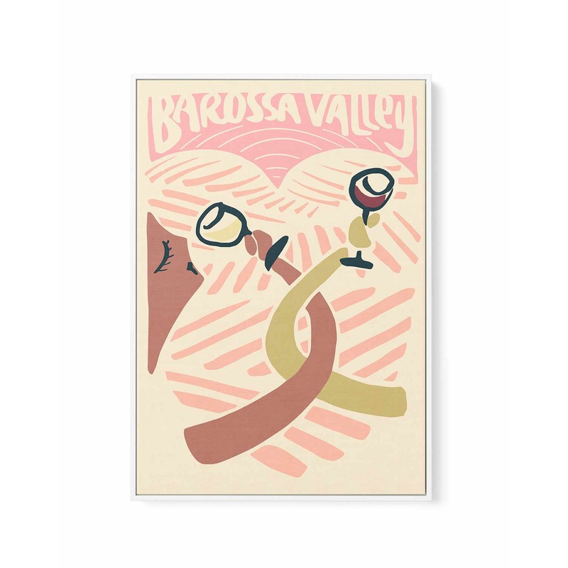 Barossa Valley Love | Framed Canvas Art Print