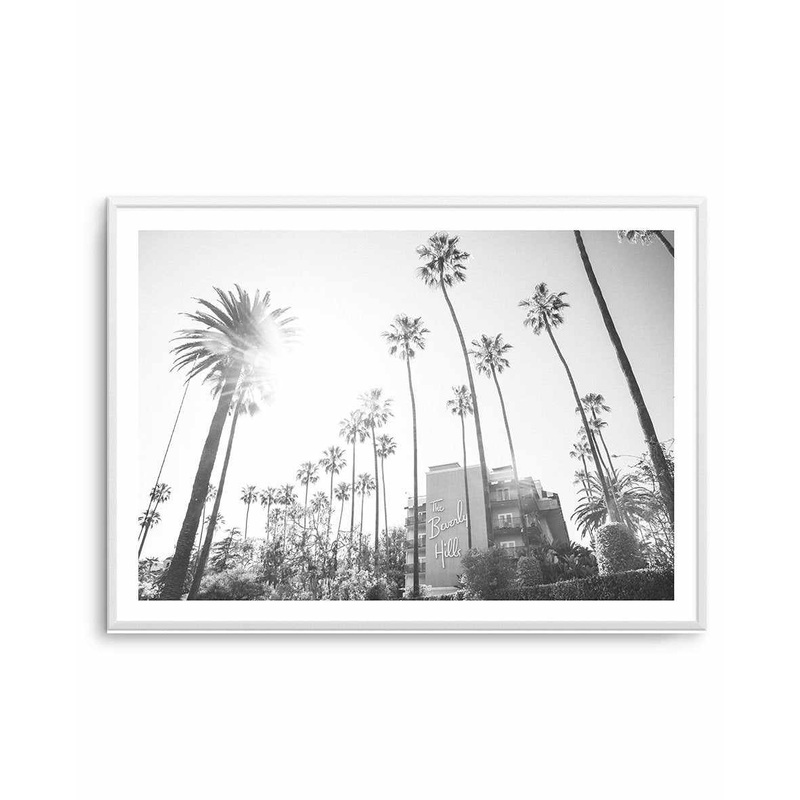 Beverly Hills Hotel I B&W | LS Art Print