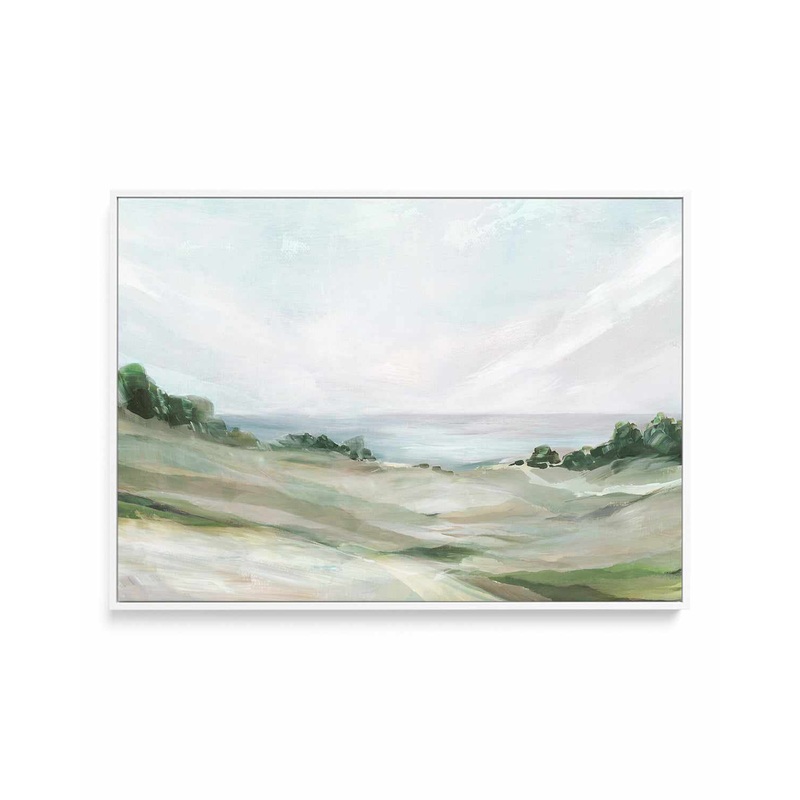 Calm Hill | Framed Canvas Art Print