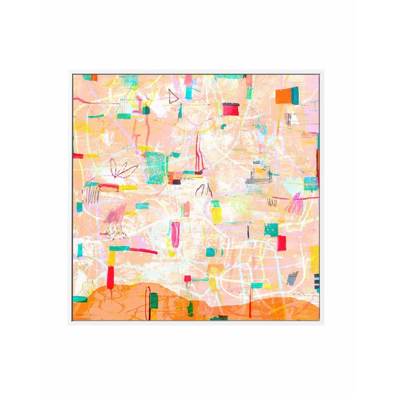 Cantaloupe by Antonia Tzenova | Framed Canvas Art Print