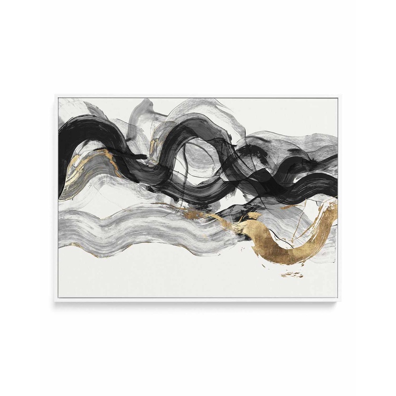 Poised I | Framed Canvas Art Print