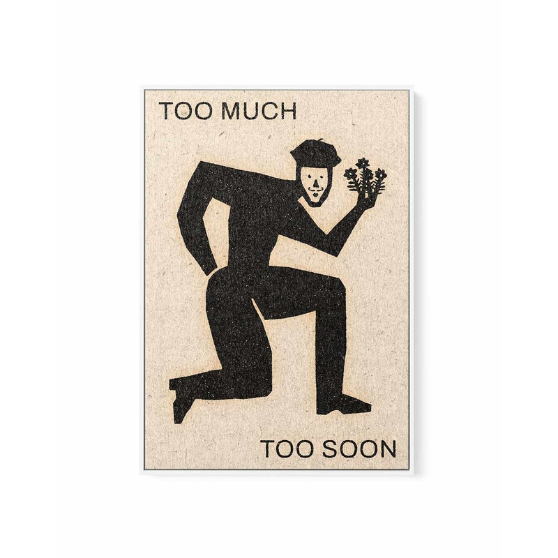 Too Much Too Soon by David Schmitt | Framed Canvas Art Print