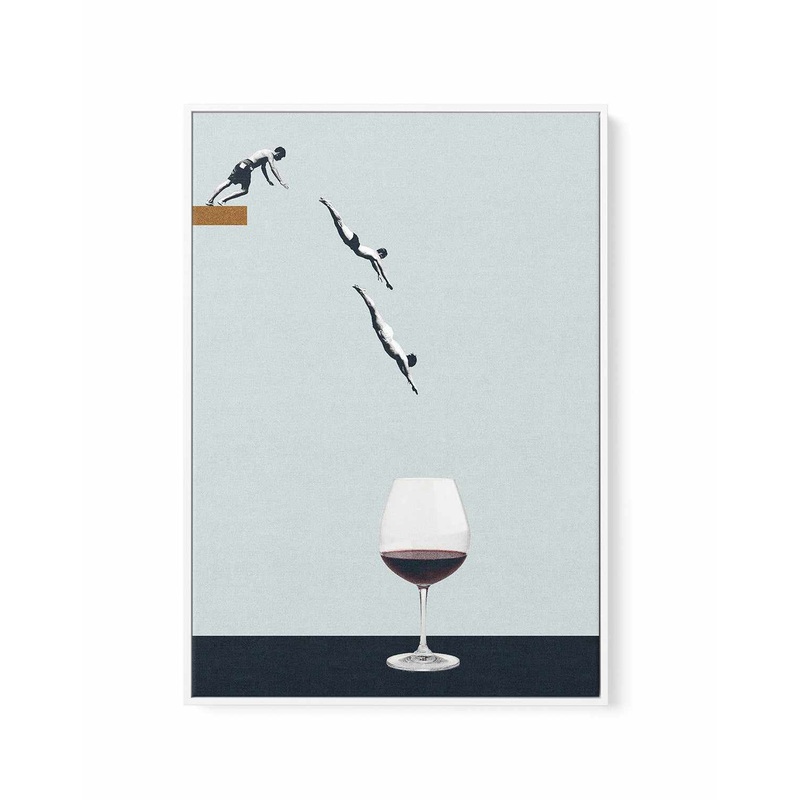 Your Best Friends Forget You Get Old By Maarten Leon !! | Framed Canvas Art Print