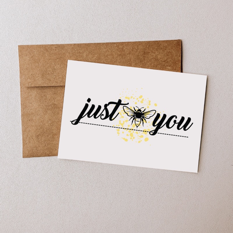 Just Bee You – Blank Greeting Card