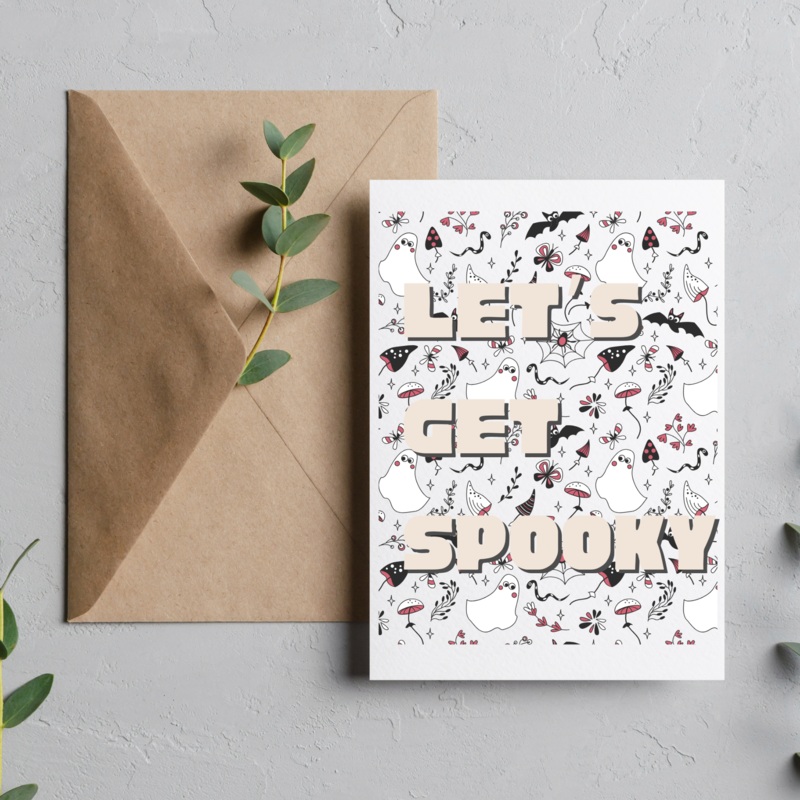 Let’s Get Spooky – Blank Greeting Card