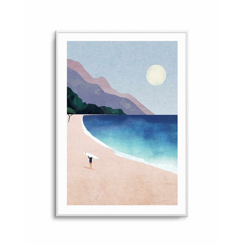 Surf Beach by Henry Rivers Art Print