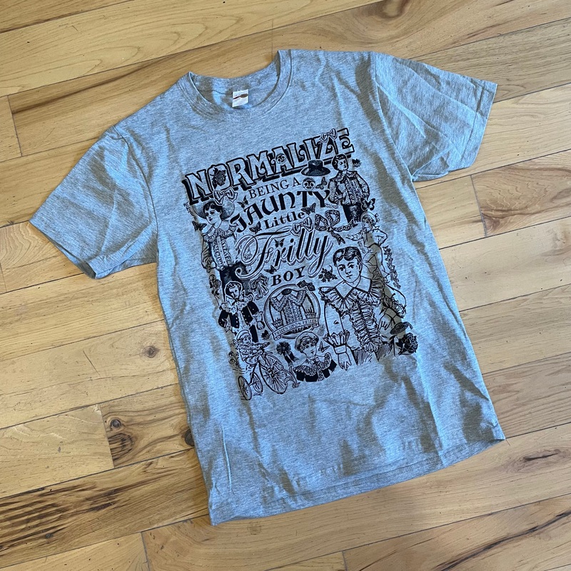 Normalize Frilly Boy Tee|Small|Medium|Large|XL|XXL|XXXL