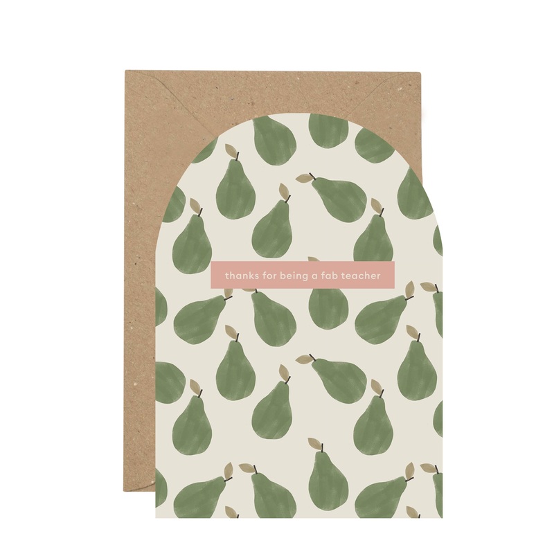 ‘Thanks for being a fab teacher’ Thank You Teacher Card